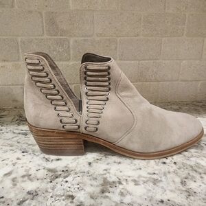 Vince Camuto Taupe Ankle Booties